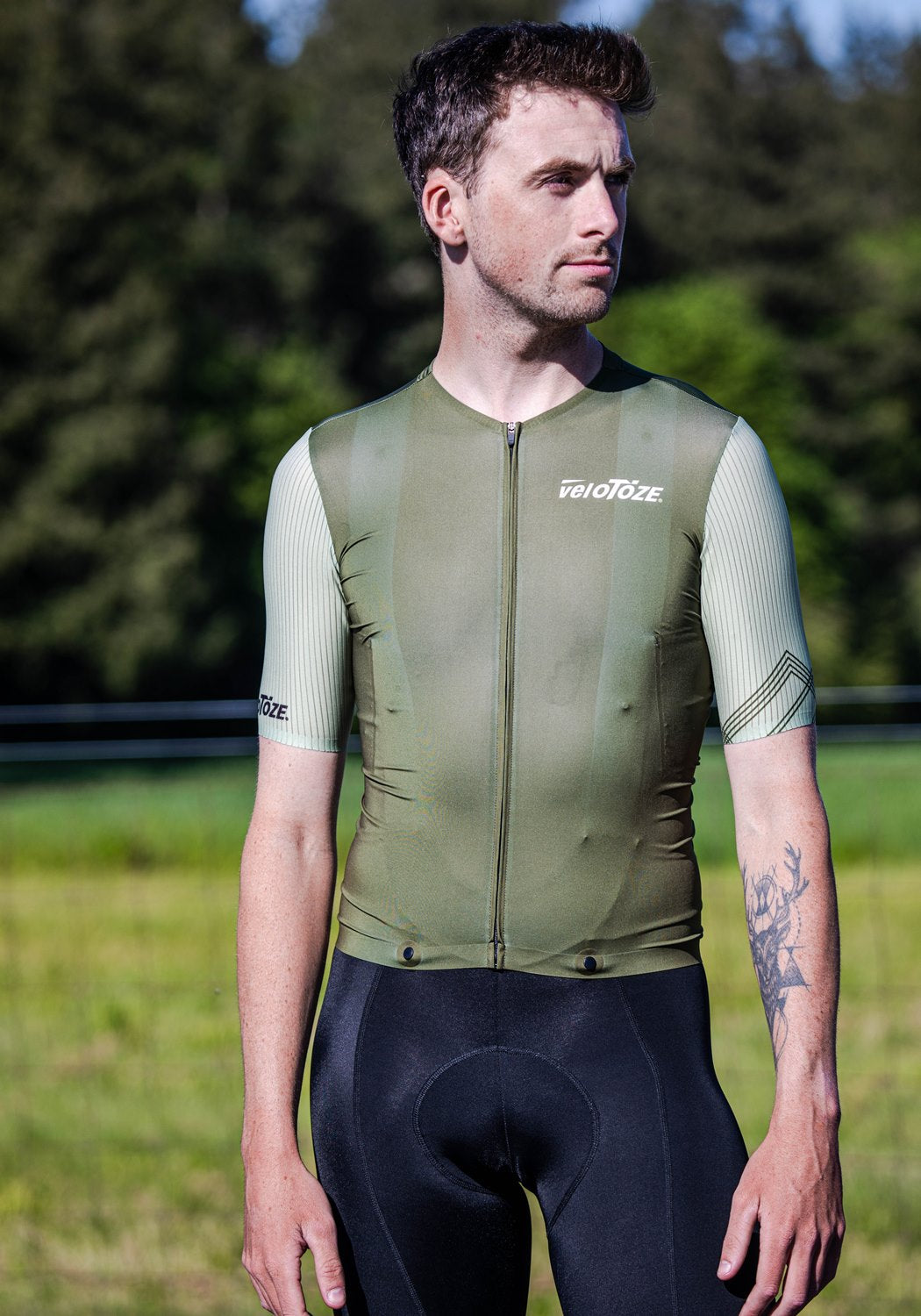 veloToze AeroLink™ Short Sleeves Jersey - Brown/Tan